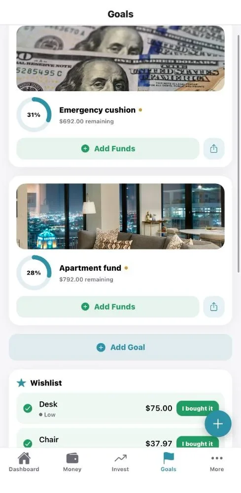 BS app goals